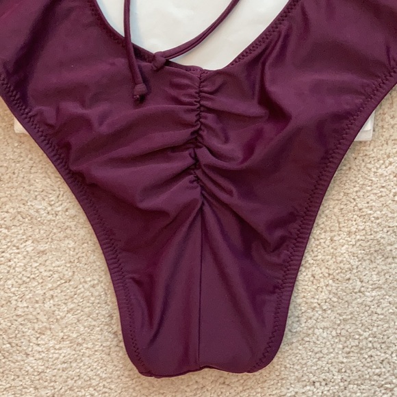 Merlot One Piece Swim Suit - Picture 5 of 5